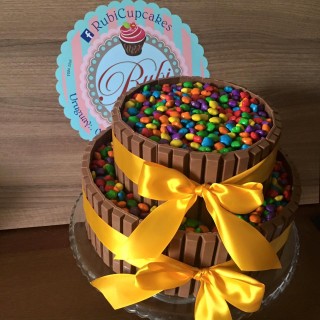 Bolo com KitKat